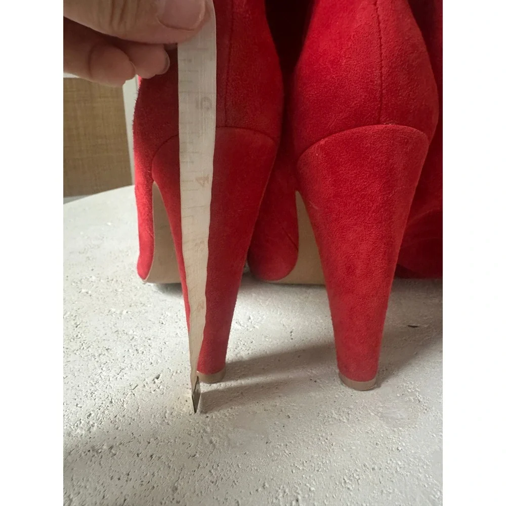 Steve Madden Carrie Slouchy Knee High Heel Boots Leather Ruched Stiletto 7.5M